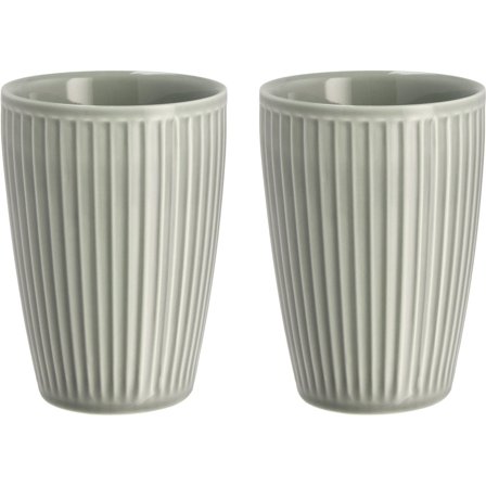 Pillivuyt Plissé termosmuki 25 cl, 2 kpl, arctic ice