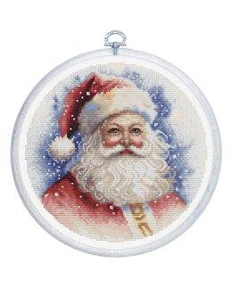 Broderikit Billede Julemanden - Luca-S