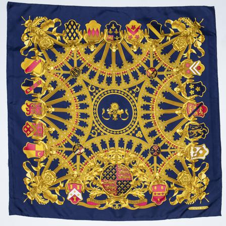 Hermès Vintage, pre-owned Scarf Blauw, Dames, Maat:ONE Size