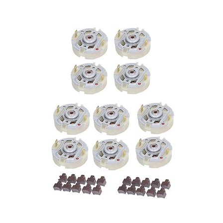 10 kpl RS550 hiilimoottorin harjaa sähkömoottorin harjaa pidikkeellä porakoneen sähkömoottorille