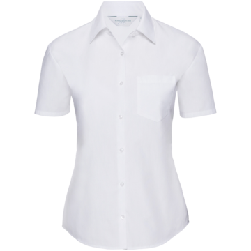 Damebluse Kort Erme Poplin