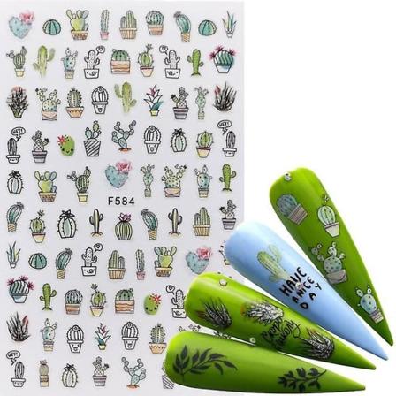 3d Nail Slider Svart brev klistermärke Flamingo Design självhäftande manikyr tips F584(WBZ)