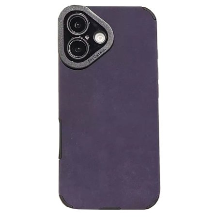 iPhone 16 Elegant Silikonskal med Skyddande Kant runt Kameran