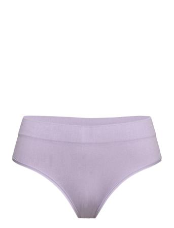 Brief Brazi High Seamless Rib Lingerie Panties Brazilian Panties Lila Lindex