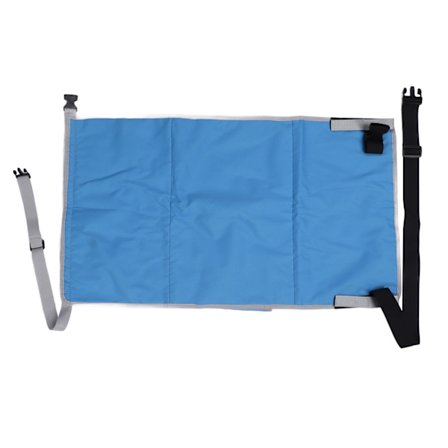 Flyseteforlenger for barn, lerret, bærbar reiseseng for småbarn, flyfotstøtte, hengekøye for flyreiser, blå