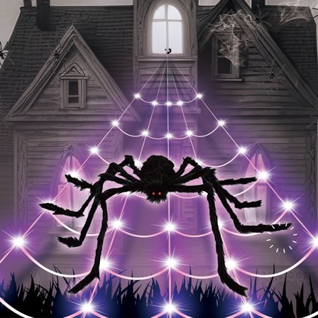 LED Spindelvev med Edderkopp 5 meter