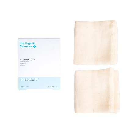 The Organic Pharmacy Organic Muslin Cloth 2 stk., Skincare, Renseprodukter, Tilbehør Til Ansigtsrens