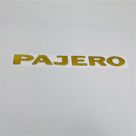 3 V ri Pajero-Embleemiin Takaluukun Logon Nimekilpeen Auton Tarrat 22CM-Xin gold