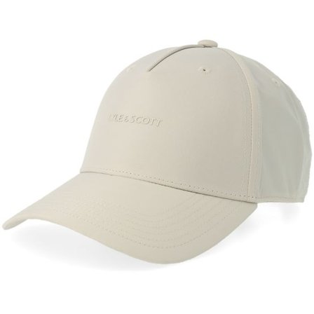 Lyle & Scott - Beige adjustable Keps - Shell Fabric Cap Cove A-Frame Adjustable @ Hatstore
