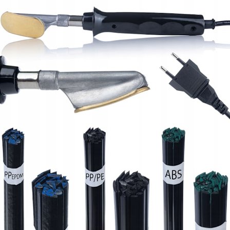 Plastsveiser 4-i-1 for Reparasjon – Inkl. PP/PE, ABS/PC, PP+EPDM | 3 Sveisestaver | Komplett Sett