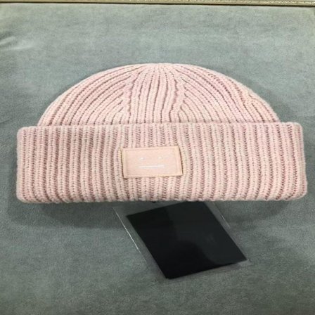 Ny enkel lue damehatt vinter kald og varm ullhatt Goros AC hatt for kvinner - Falmende pu