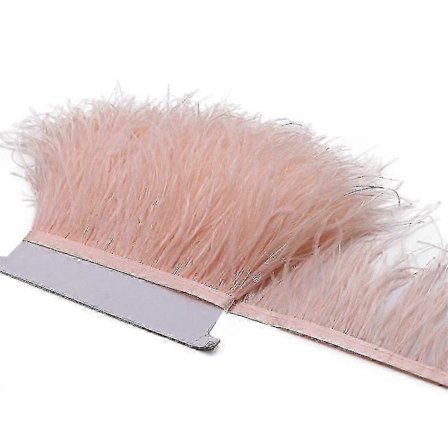 Höyhennauha ompeluun, 2m strutsin reunus