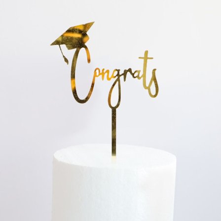 5 stk Cake Topper Happy Graduation 7 7