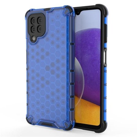 Honeycomb Asia panssari kansi TPU puskuri Samsung Galaxy A22 4G sininen