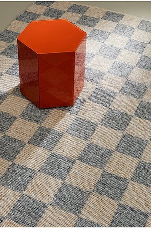 Jotex - Tapijt Met Platbinding Beige/grijsblauw Beige/grijsblauw - BENTO - Koop Gladgeweven vloerkleden bij Jotex