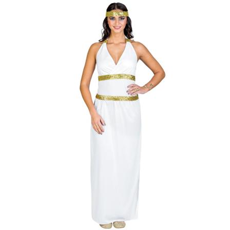 Tectake Maskeraddräkt Gudinna Athena White Xl