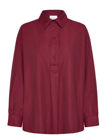 Leonie Shirt Burgundy Noella