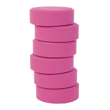 PLAYBOX Färgpuckar 57mm, rosa 6/fp - Lyreco - Skola och förskola - Målarfärg och tillbehör - Färgblock