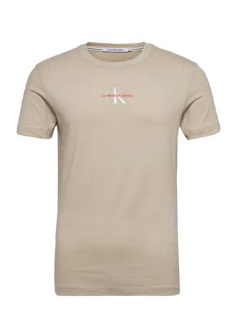Monogram Logo Tee Beige Calvin Klein Jeans
