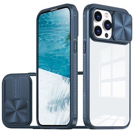 Edge Skal Kameraskydd iPhone 16 Pro Max Blå