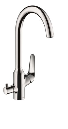 Hansgrohe Focus M42 220 71803000 Köksblandare med diskmaskinsavstängning, förkromad, Badrum