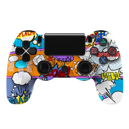 Langaton ohjain PS4/Pro/PS3/Slim/PC/Steam-laitteille, Bluetooth-ohjain, joystick, tukee 6-akselia, värinää, kosketusklikkausta