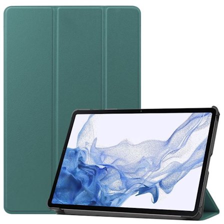 SKALO Samsung Tab S8 Trifold Flip Cover - Grøn