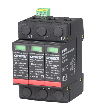 Cenika Overspenningsvern 3pol type2 385V m/GDT m/signalkontakt
