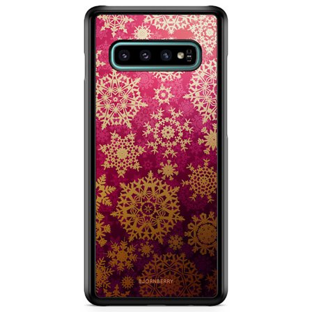 Bjornberry Skal Samsung Galaxy S10 Plus - Snöflingor