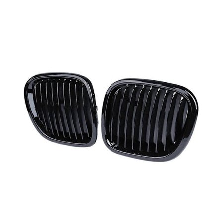 Bil Glans Svart Front Huv Njur Grill Mesh Sport Grillar för Z3 Cabriolet Coupe 1996-2002
