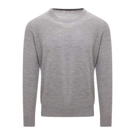 Brunello Cucinelli - Stickade Tröjor - Grå - Herr - Storlek: 4xl, Herr, Storlek: 4XL