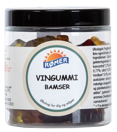 Rømer Vingummibamser Ø 125 g, Helse & Madvarer, Snacks, Lakrids & Vingummi