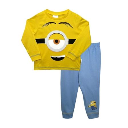 Minions Boys Stuart Set 7-8 År Gul/blå