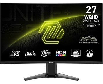 MSI MAG 27CQ6F - Välvd 27tum gamingskärm med 180 Hz & 0,5 ms svarstid