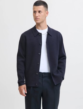 Jack & Jones Jprblamilano Spring Knit Cardigan - Navy - XL