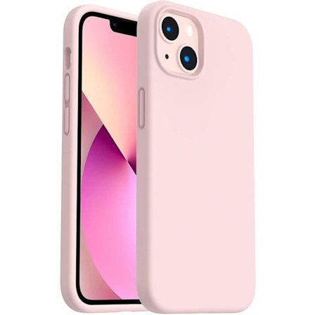 Siliconfodral - PROSHOP - för iPhone 13 mini - Rosa - Mjuk - Ultra tunn matt
