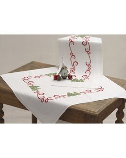 Broderikit Dug Juletræer - Løber - Duftin