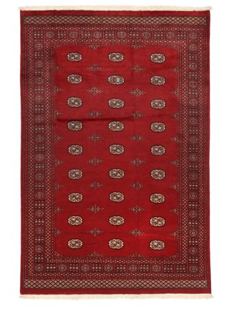 Tapete Oriental Paquistão Bucara 2Ply 188X281 Vermelho Escuro/Preto (Lã, Paquistão)