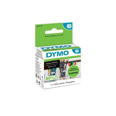 DYMO Etikett LW 25x13mm 1000/fp - Lyreco - Kontorsmaskiner - Etikettskrivare och etiketter - Etiketter - Dymo