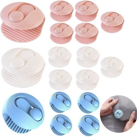 Dynevårsclips, 18 stk. Nålefri lagenclips Skridsikre dyneclips Dyneclips til lagner Gardiner Sokker (3 farver)