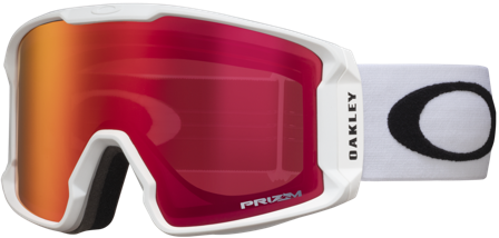 Oakley Line Miner Matte White Prizm Torch Iridium laskettelulasit, XL
