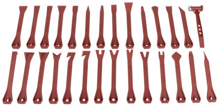 PELA 547428 Demonteringsjärn 28 delar, nylon, Handverktyg