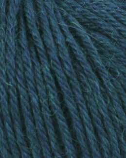 Garn Sterk Blå multi - Du Store Alpakka
