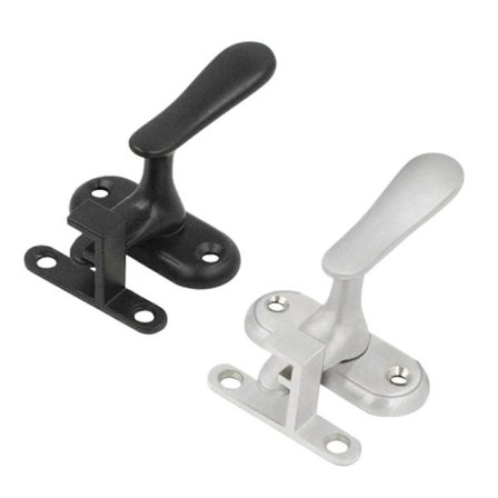 Dørrlås i rustfrit stål med synlig bolt for trædøre, tyverisikringslås