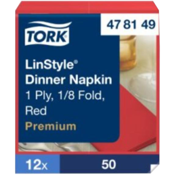 SERVIETT LINSTYLE 1/8 39X39CM