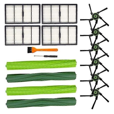 Rullborstdelar för S9 (9150) S9+ S9 Plus (9550) S-seriens robotdammsugare sidoborstfilter