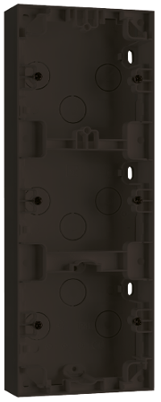 SG Påveggskappe 3-hull Sort