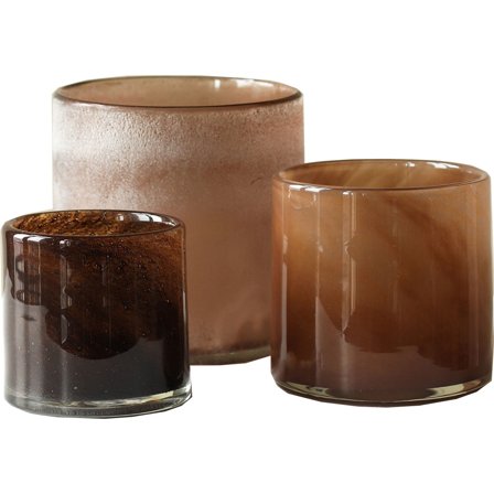 Tell me more Lyric & Frost fyrfadsstager, brun, 3 stk. - Brown | KitchenOne