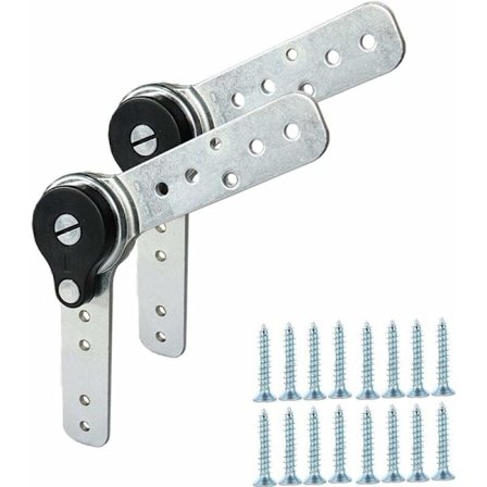 2 x Møbel Justerbar Vinkel Hengsel Selv-Tilbakestillingsfunksjon Kraftig Hengsel Vinkeljustering Passer Sofa/Seng/Skap/Vipp 90-180 Grader