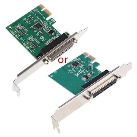 Parallellport DB25 25-stifts LPT-skrivare till PCI-E Express-kortkonverteringsadapter 1 st